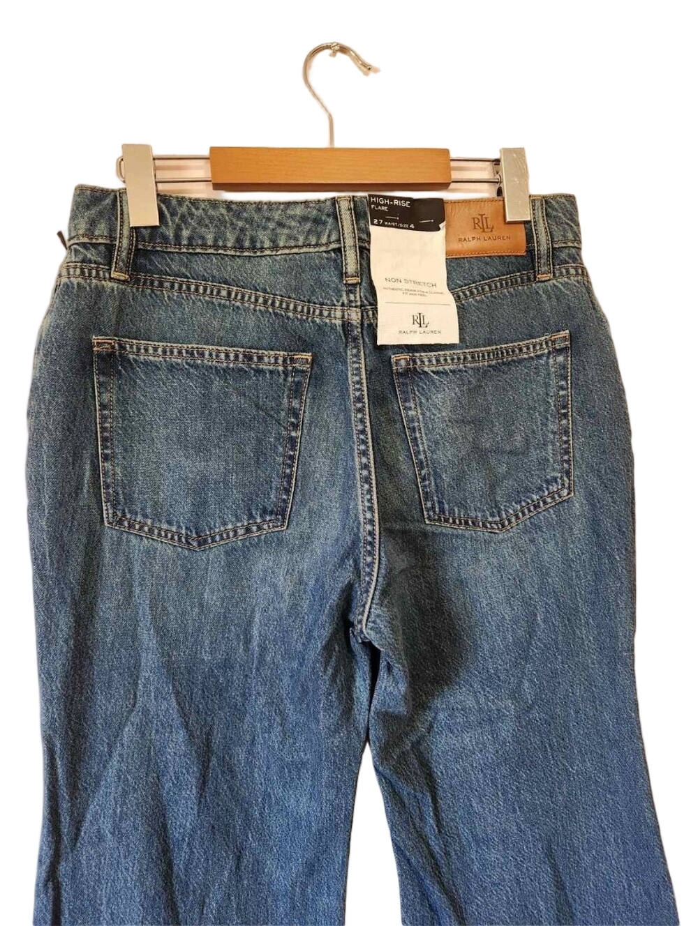 Lauren Ralph Lauren High-Rise Flare Jeans | 27 / 4 | 2024 Collection NWT - Picture 7 of 12